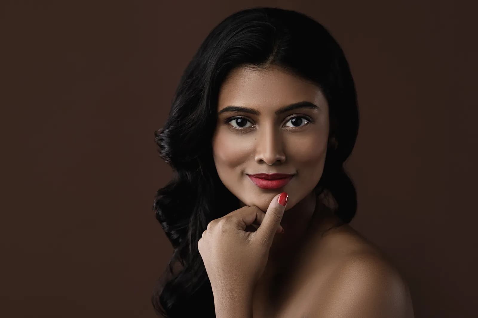 Portrait of a woman — Mahila means woman