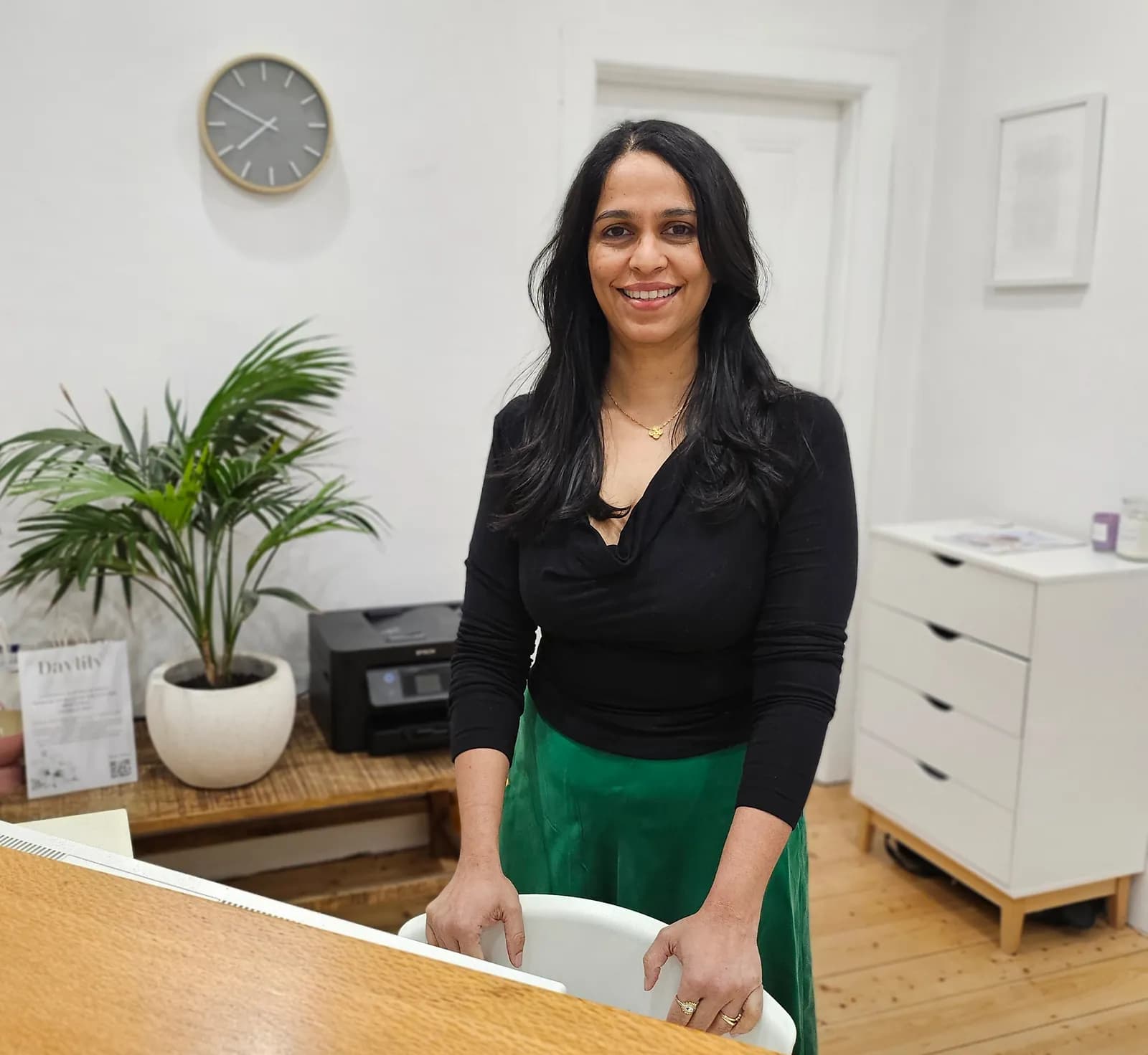 Dr Vidya Prabhu at Mahila Women's Clinic