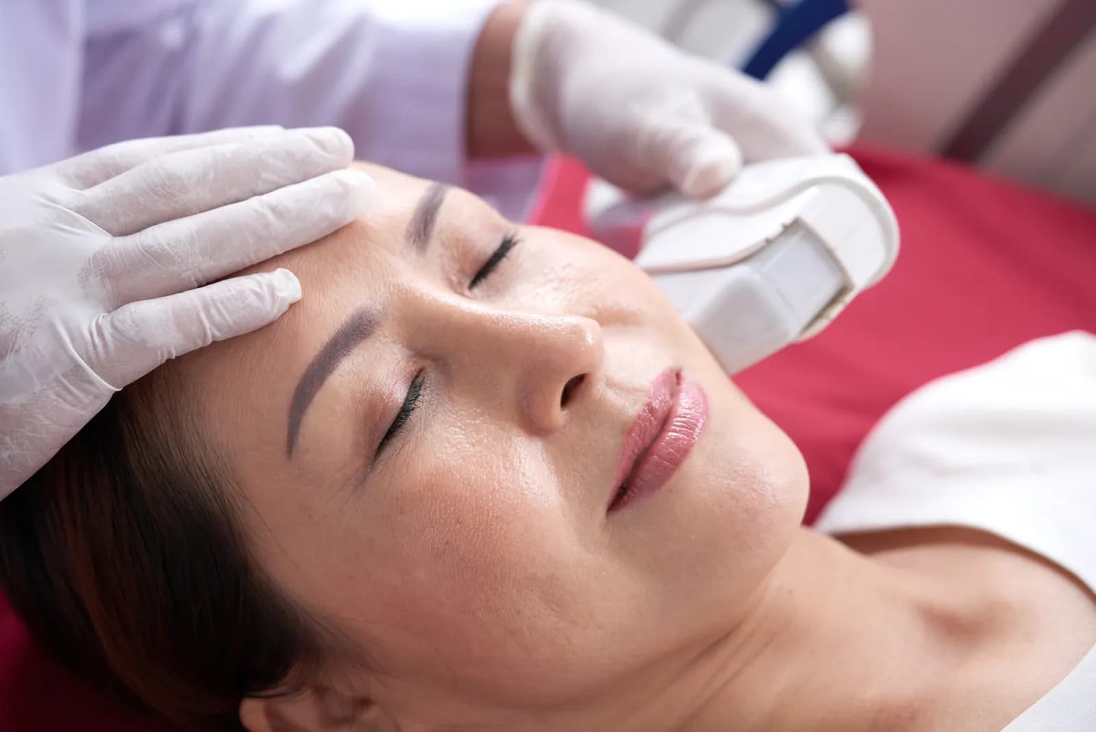 Skin rejuvenation treatment in a clinical setting