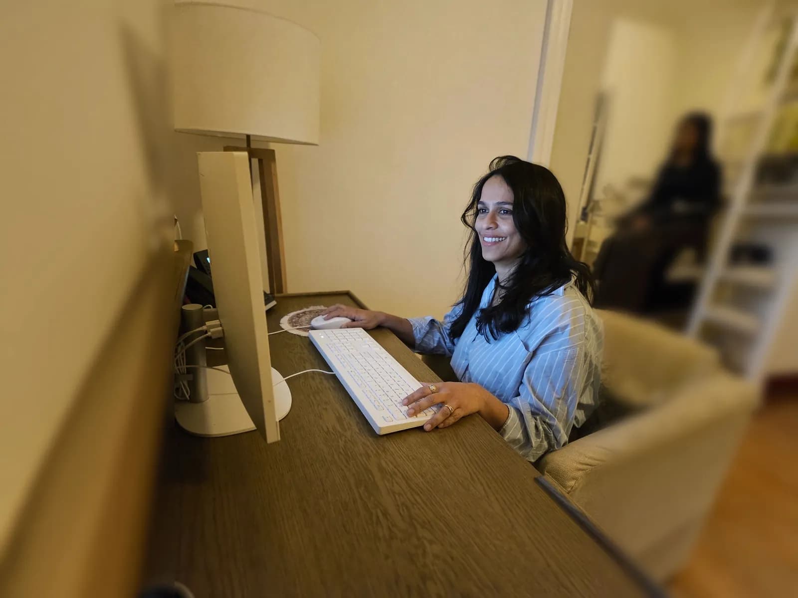 Dr Vidya Prabhu in clinic